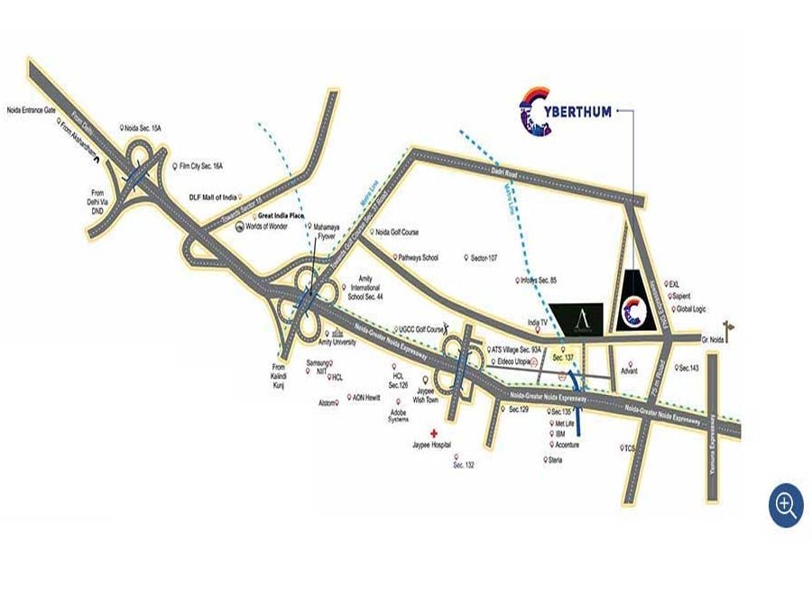 cyberthum location map